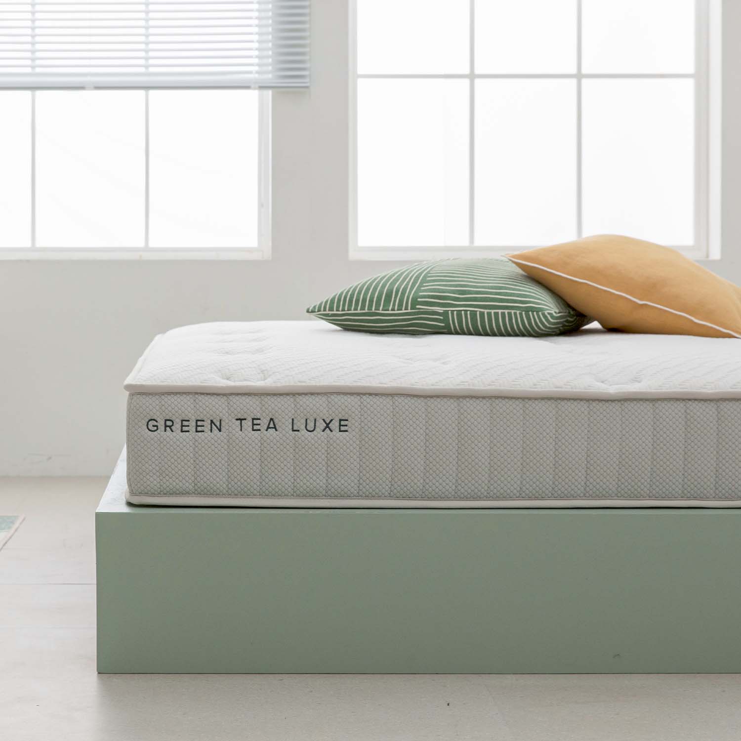 GreenTea Luxe S ポケットコイルマットレス (ポケットコイル+ウレタンフォーム) 20cm ホワイト