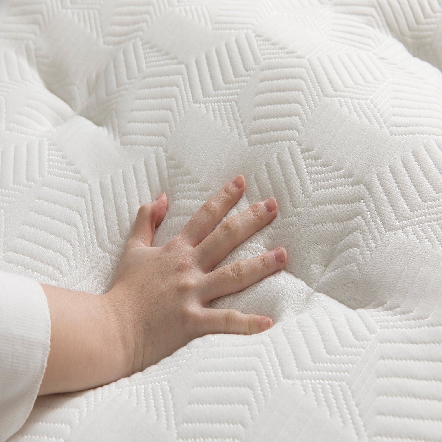 Prime Luxe ハイブリッドマットレス (ポケットコイル+ウレタンフォーム) 25cm・33cm ホワイト