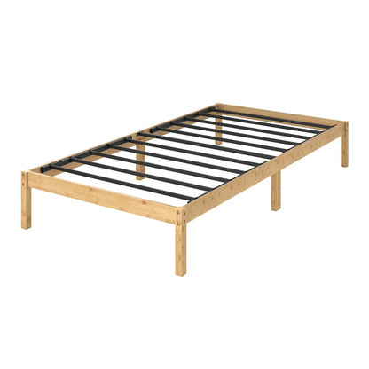 Bamboo 竹製 ベッドフレーム 30.5cm 天然竹