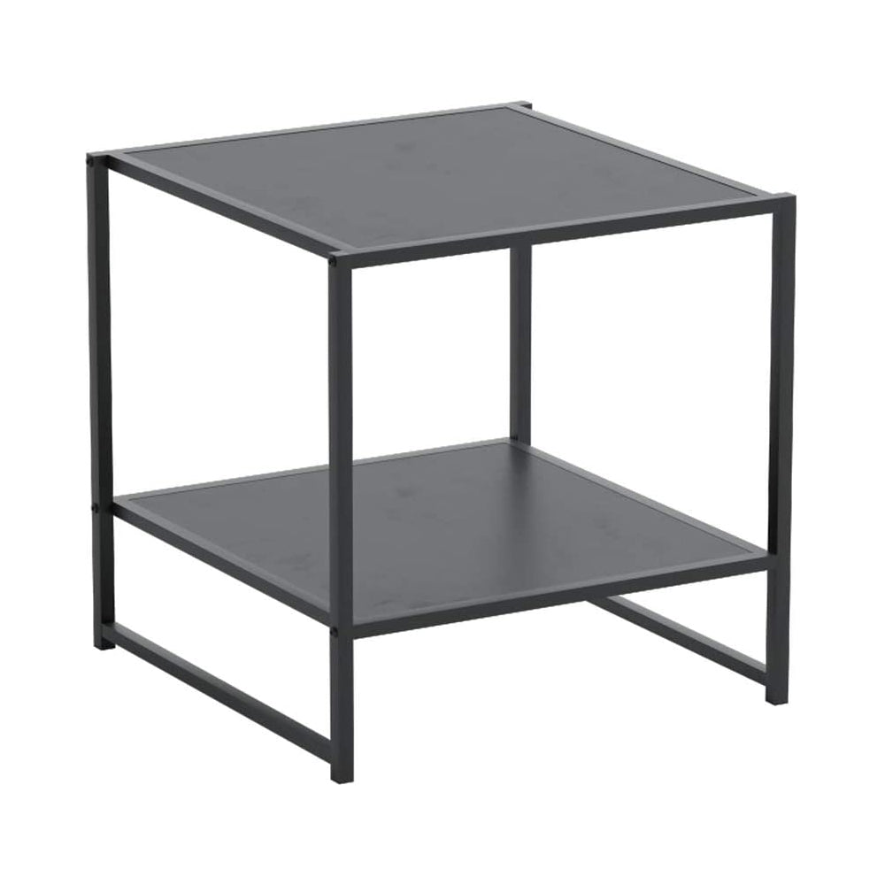 【アウトレット】Modern Studio Collection ナイトテーブル  ベッドサイドテーブル 50.8cm ブラウン ブラック ウッド